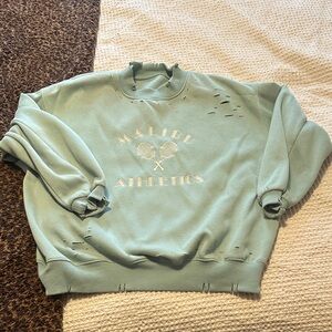 Green Malibu Athletics Sweatshirt